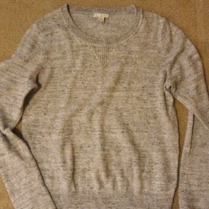 Light gray cotton sweatshirt